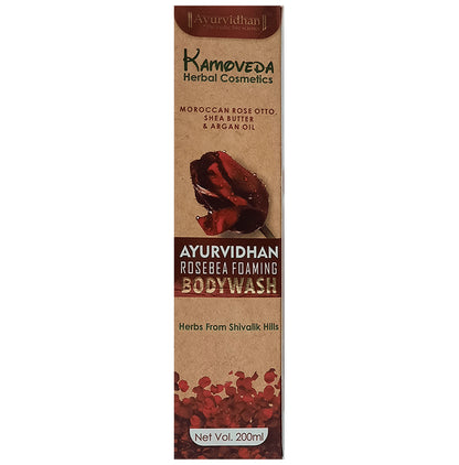 Ayurvidhan Rosebea Foming Body Wash - Classic Derma