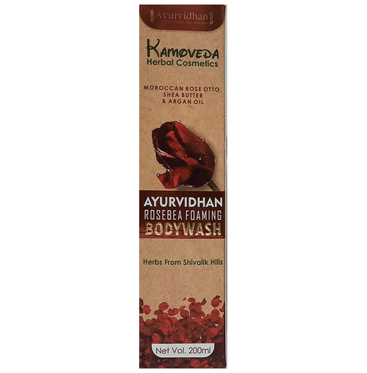 Ayurvidhan Rosebea Foming Body Wash - Classic Derma