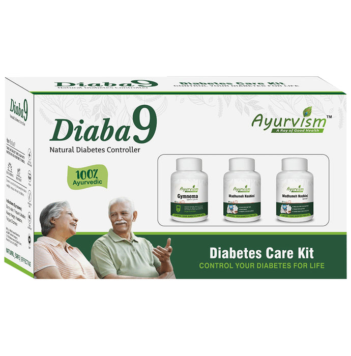 Ayurvism Diaba9 Diabetes Care Kit - Classic Derma