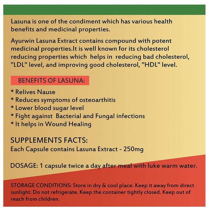 Ayurwin Lasuna Capsule