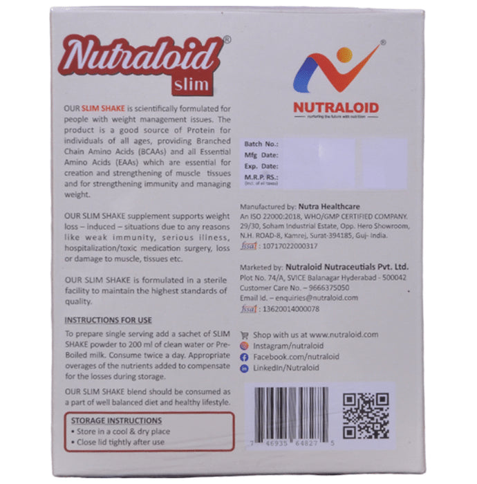 Nutraloid Slim Powder Vanilla Delight