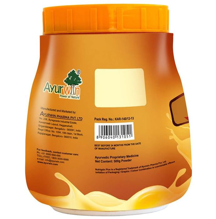 Ayurwin Nutrigain Plus Powder Banana