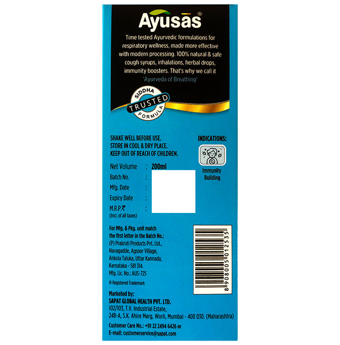 Ayusas Immunity Booster Syrup