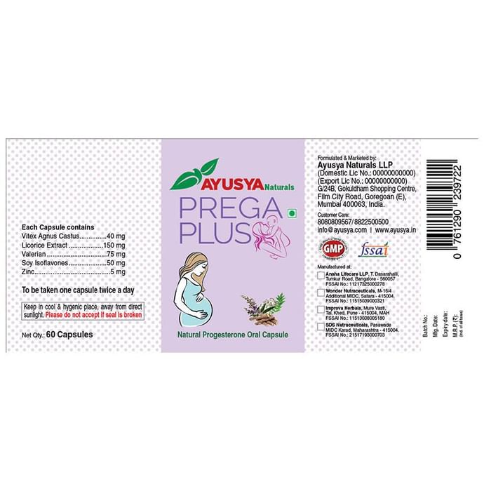 Ayusya Prega Plus Capsule