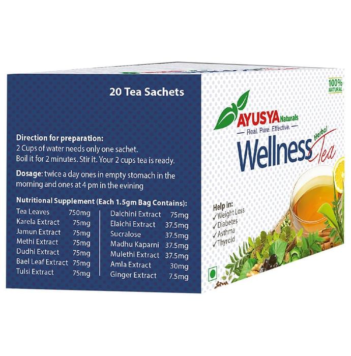 Ayusya Wellness Herbal Tea Bag