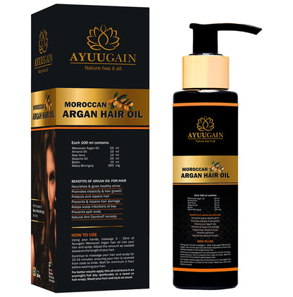 Ayuugain Moroccan Argan Hair Oil
