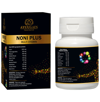 Ayuugain Noni Plus Multivitamin Capsule