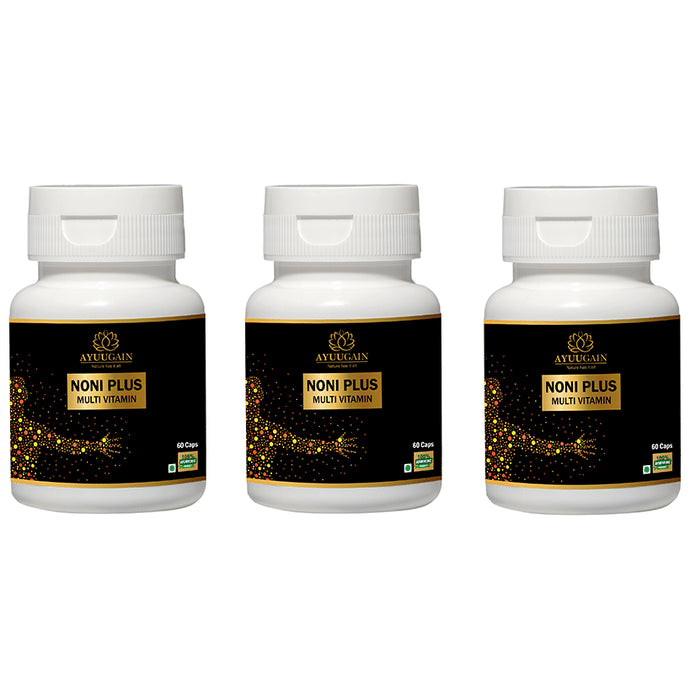 Ayuugain Noni Plus Multivitamin Capsule (60 Each) - Classic Derma