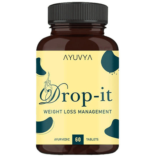 Ayuvya Drop-It Tablet with Mukul & Triphala for Weight Loss - Classic Derma