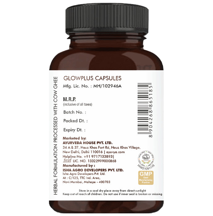 Ayuvya Glow Plus Capsule with Majishtha for Healthy Skin