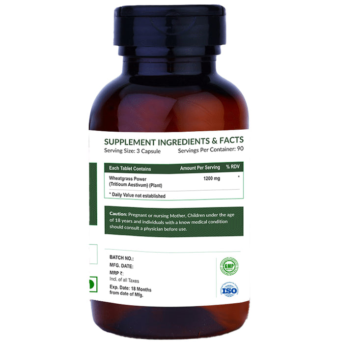 Ayuway Wheat Grass 1200mg Vegicap