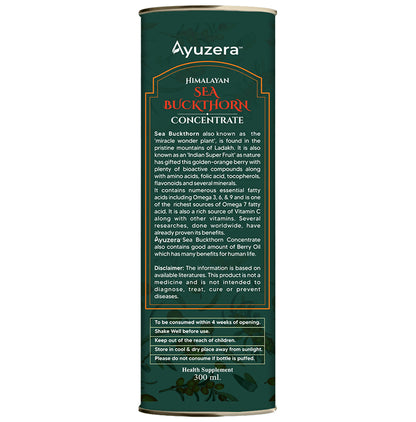 Ayuzera Himalayan Sea Buckthorn Concentrate Juice