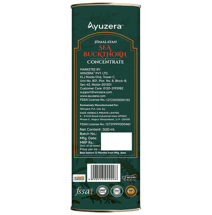 Ayuzera Himalayan Sea Buckthorn Concentrate Juice