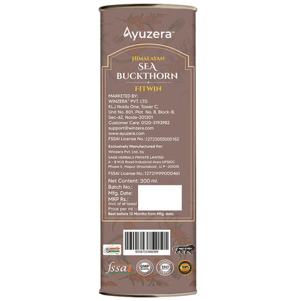 Ayuzera Himalayan Sea Buckthorn Fitwin Juice