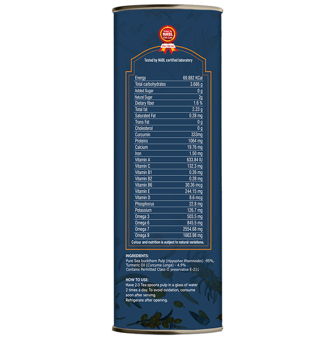 Ayuzera Himalayan Sea Buckthorn Turmeric Oil Juice