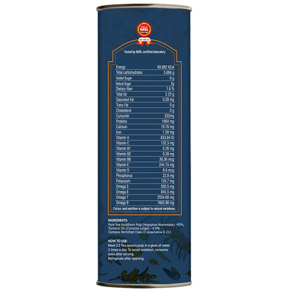 Ayuzera Himalayan Sea Buckthorn Turmeric Oil Juice