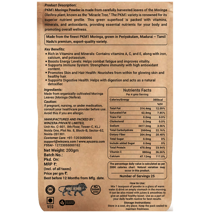 Ayuzera Moringa Powder