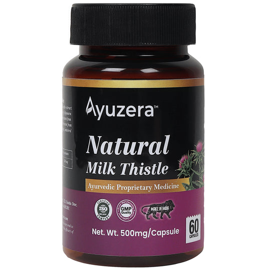 Ayuzera Natural Milk Thistle 500mg Capsule - Classic Derma