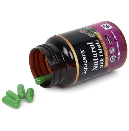 Ayuzera Natural Milk Thistle 500mg Capsule
