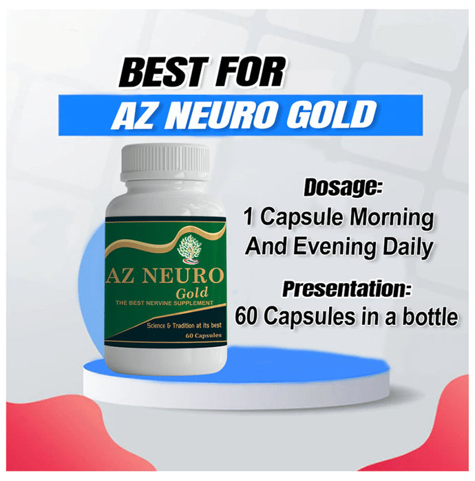 Az Neuro Gold Nerves Pain Relief Capsule