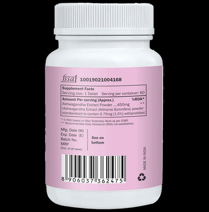 Azafran Actives Ashwagandha Extract Tablet