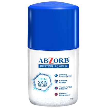 Abzorb Anti Fungal Dusting Powder | Absorbs Excess Sweat | Controls Itching | Derma Care | Manages Fungal Infections Dusting Powder