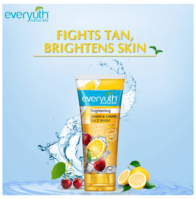 Everyuth Naturals Brightening Lemon & Cherry Face Wash