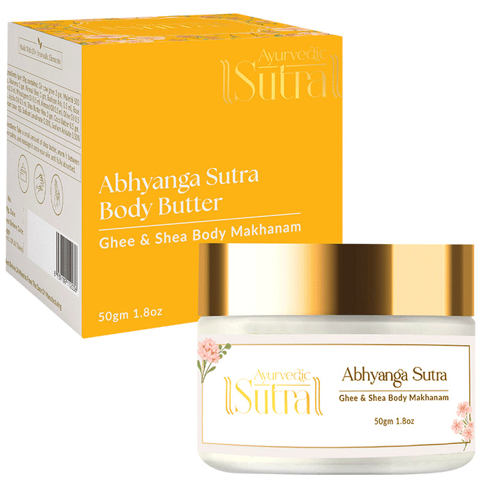 Ayurvedic Sutra Abhyanga Sutra Body Butter | Hydrating Dry Skin & Moisturizer