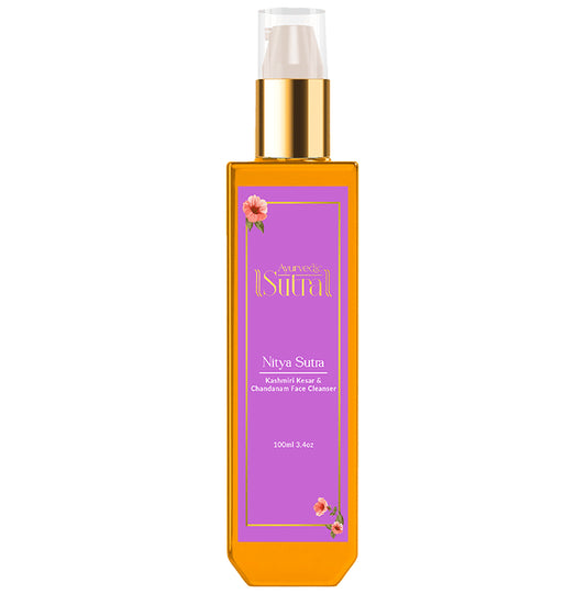 Ayurvedic Sutra Nitya Kashmiri Kesar & Chandanam Face Cleanser - Classic Derma