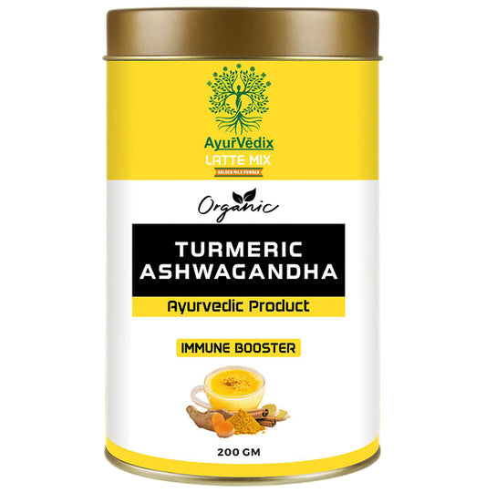 AyurVedix Organic Turmeric Ashwagandha Powder - Classic Derma