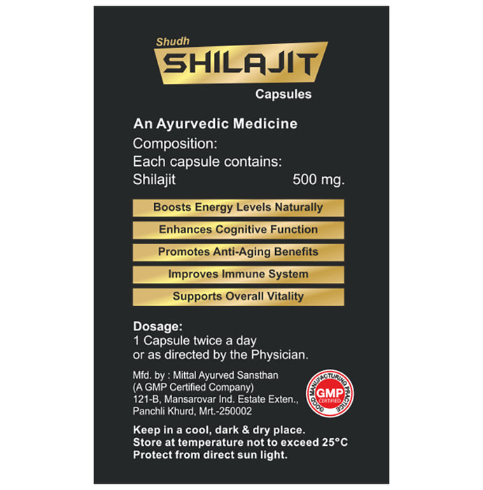Ayurvism Shudh Shilajit Capsule