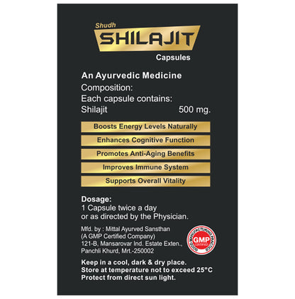 Ayurvism Shudh Shilajit Capsule