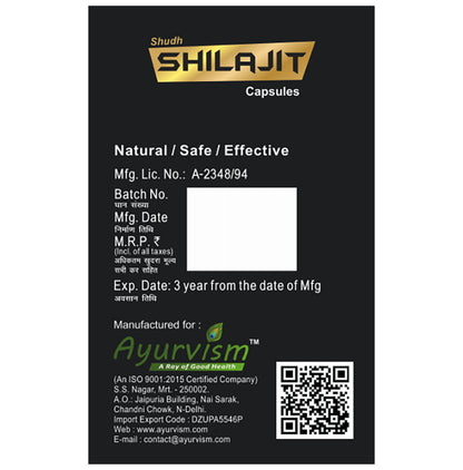 Ayurvism Shudh Shilajit Capsule