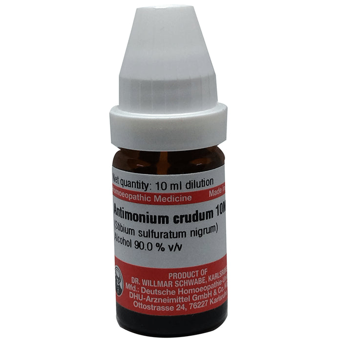 Dr Willmar Schwabe Germany Antimonium Crudum (Stibium Sulfuratum Nigrum) Dilution 10M - Classic Derma