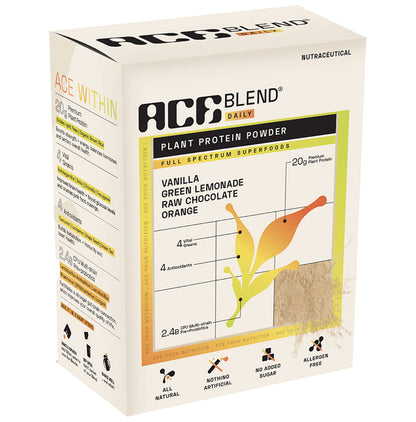Ace Blend Daily 20g Vegan Plant Protein Powder & Superfoods Assorted - Classic Derma