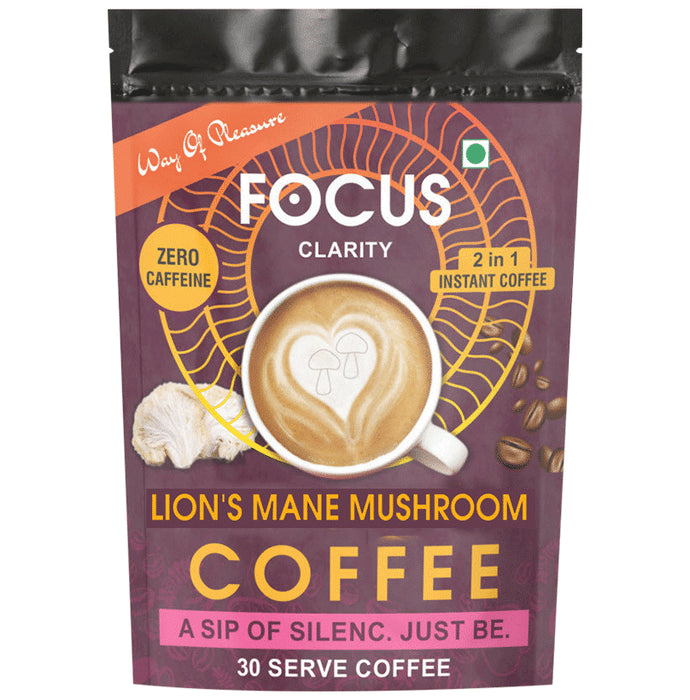 Way Of Pleasure Lion's Mane Mushroom Caffeine Free Instant Coffee - Classic Derma