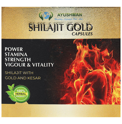 Ayushman Shilajit Gold Capsule - Classic Derma