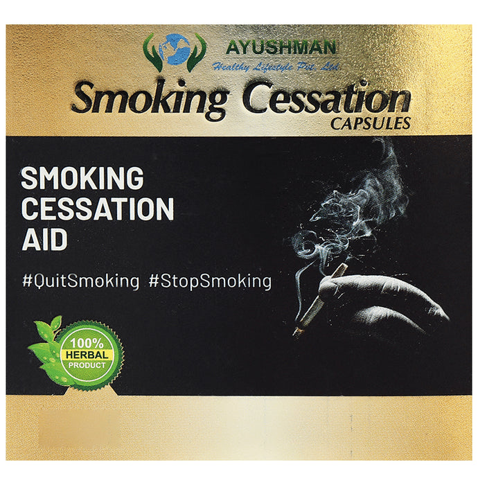 Ayushman Smoking Cessation Aid Capsule (100 Each) - Classic Derma