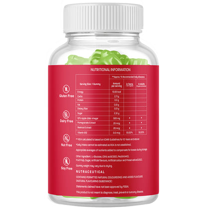Azani Active Nutrition Apple Cider Vinegar Gummies Green Apple