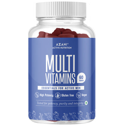 Azani Active Nutrition Multi Vitamins Essentials for Active Men Tablet - Classic Derma