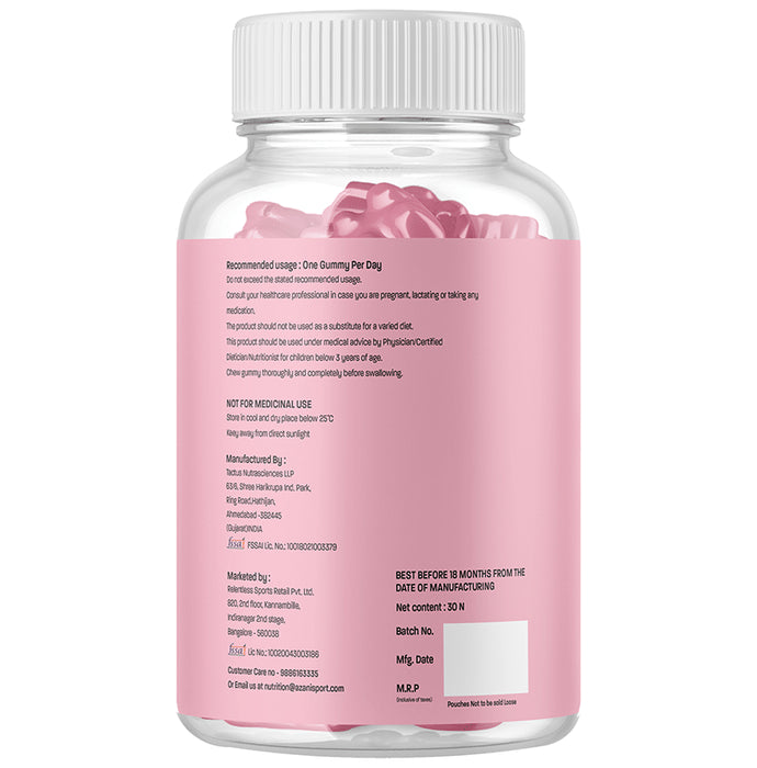 Azani Active Nutrition PMS Vitamins Gummies Strawberry