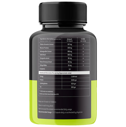 Azani Active Nutrition Rage Natural Testosterone Booster Capsule