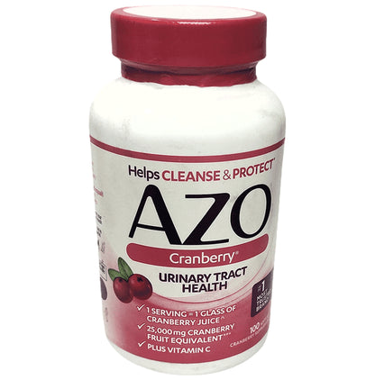 Azo Cranberry Urinary Tract Helath Softgel - Classic Derma