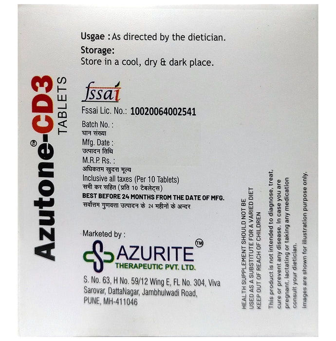 Azutone-CD3 Tablet