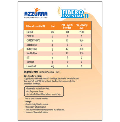 Azzurra Fibero Essential Tf Powder