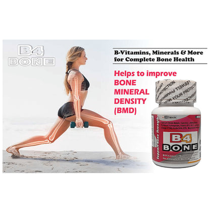 B4 Bone Mineral Density (BMD), Osteoporosis & Bone Strength Vitamins Supplement Softgel Capsule