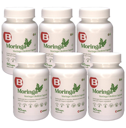 Bableez Moringa Extract Supplement Capsule 900mg | Organic Superfood | Immunity Booster | Antioxidant | (60 Each) - Classic Derma