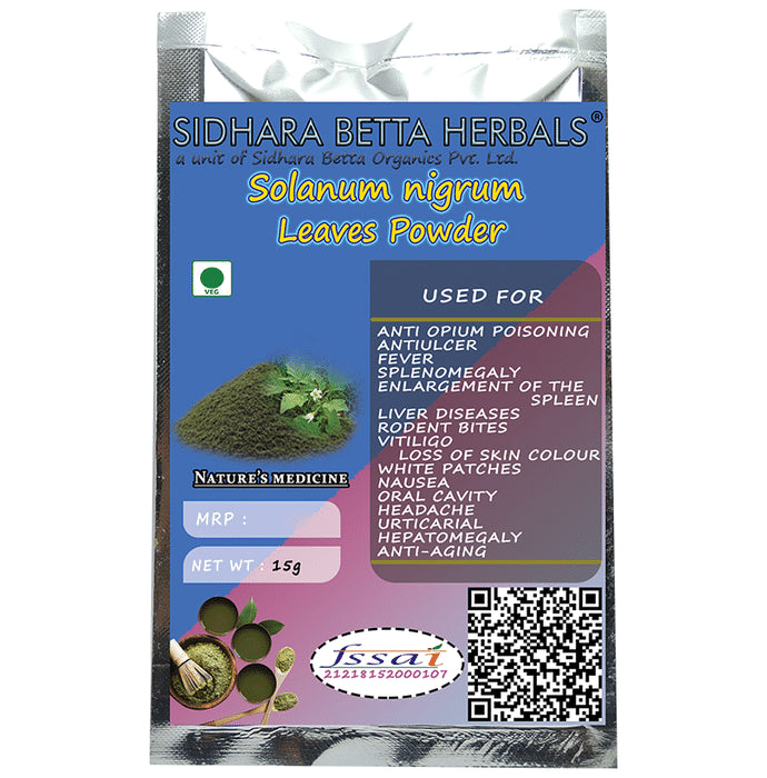Sidhara Betta Herbals Solanum Nigrum Leaves Powder - Classic Derma