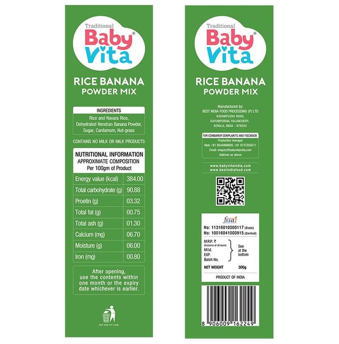 Baby Vita Rice Banana Powder Mix