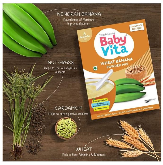 Baby Vita Wheat Banana Powder Mix